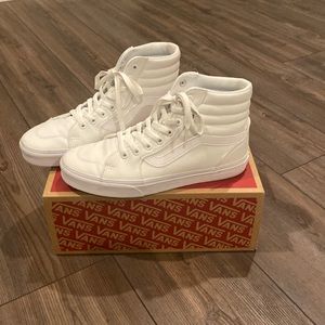 White high top vans